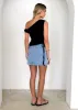 Kimi One Shoulder Top - Black sold by Gingham & Heels