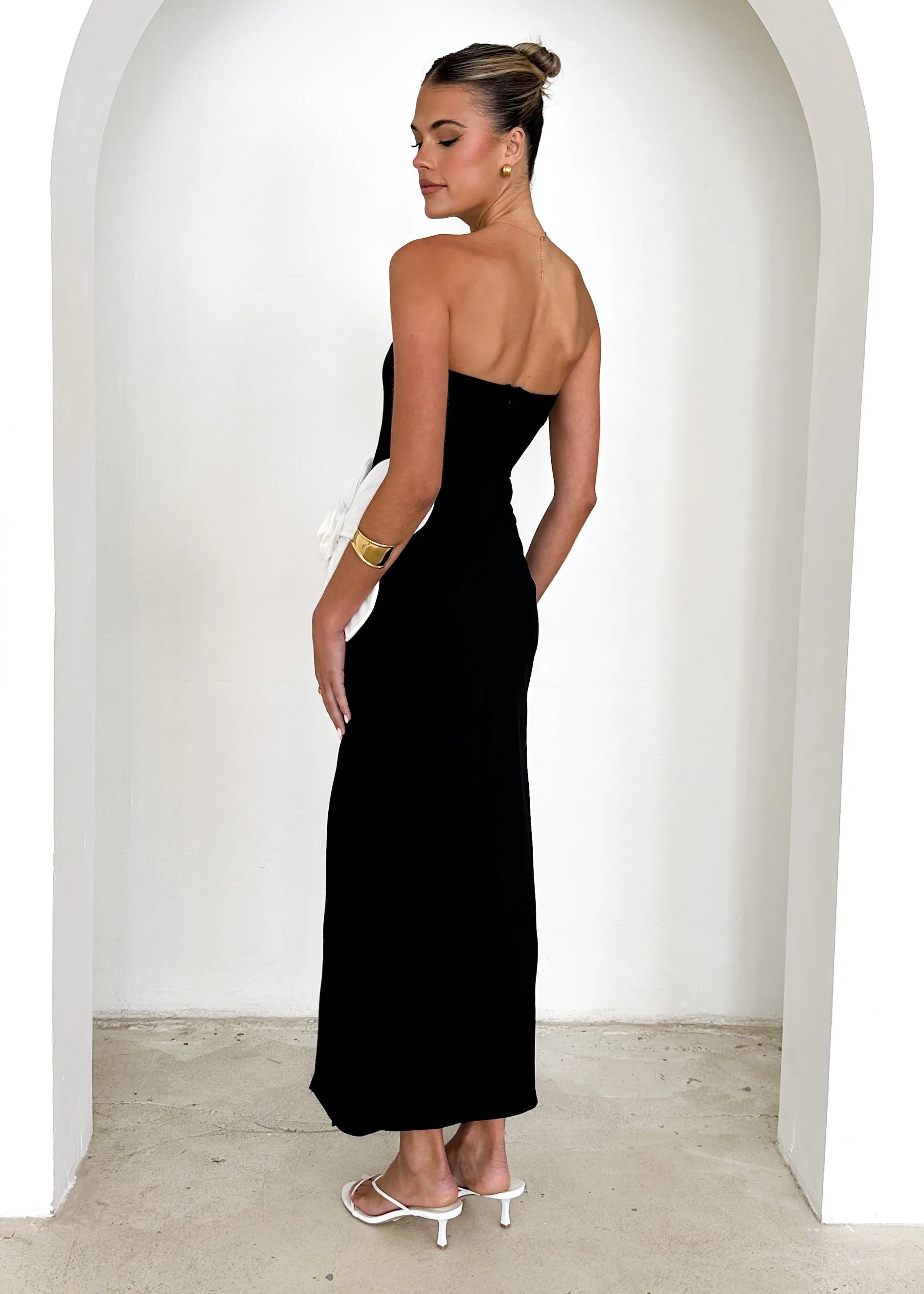 Rayley Strapless Maxi Dress - Black sold by Gingham & Heels product image thumbnail 5