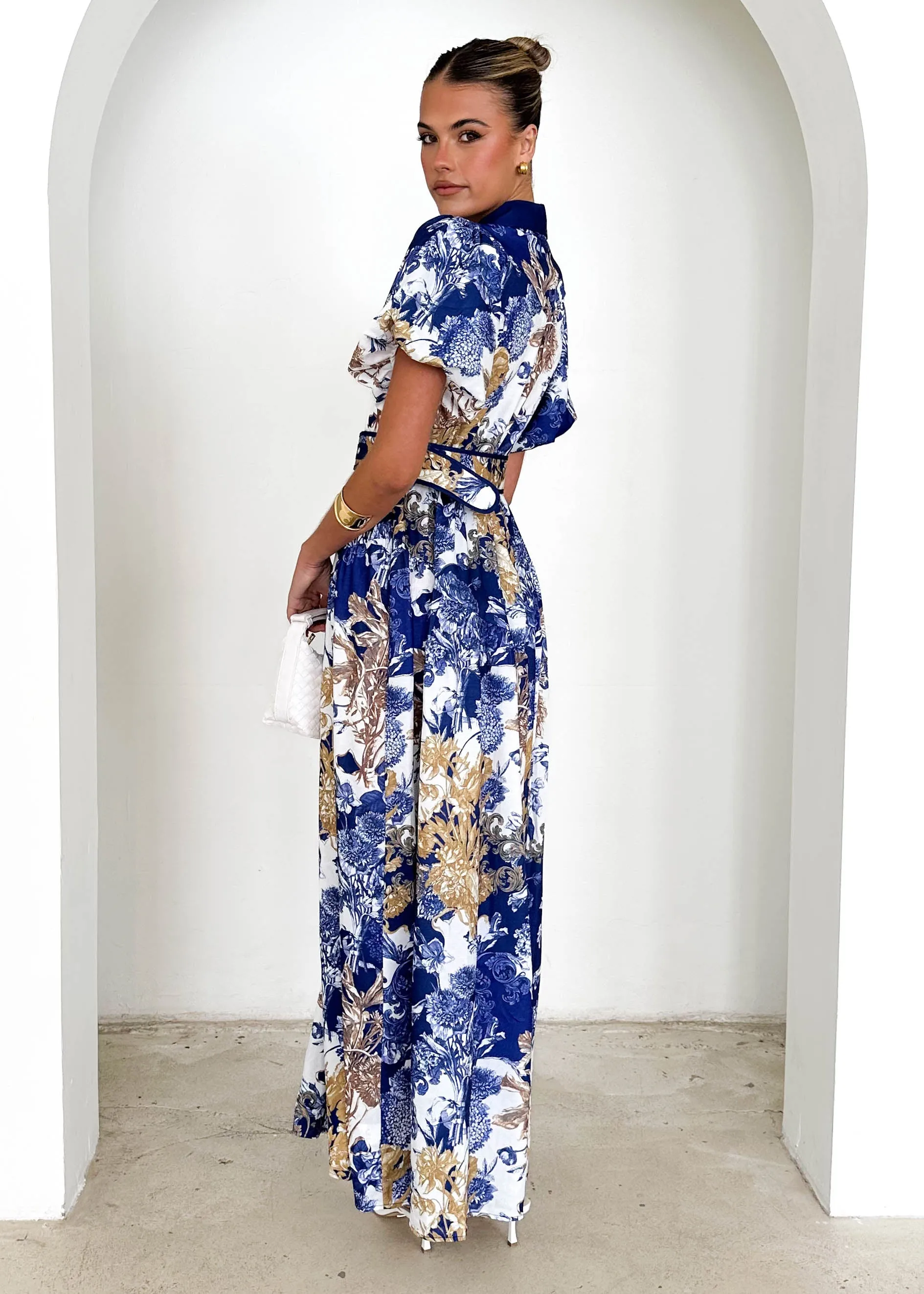 Anouk Maxi Dress - Navy Chateau sold by Gingham & Heels product image thumbnail 5