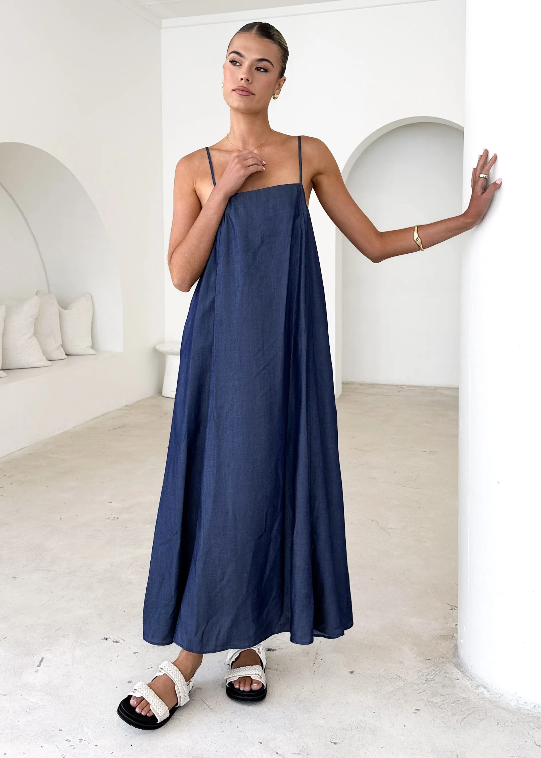 Sascha Maxi Dress - Indigo sold by Gingham & Heels product image thumbnail 2