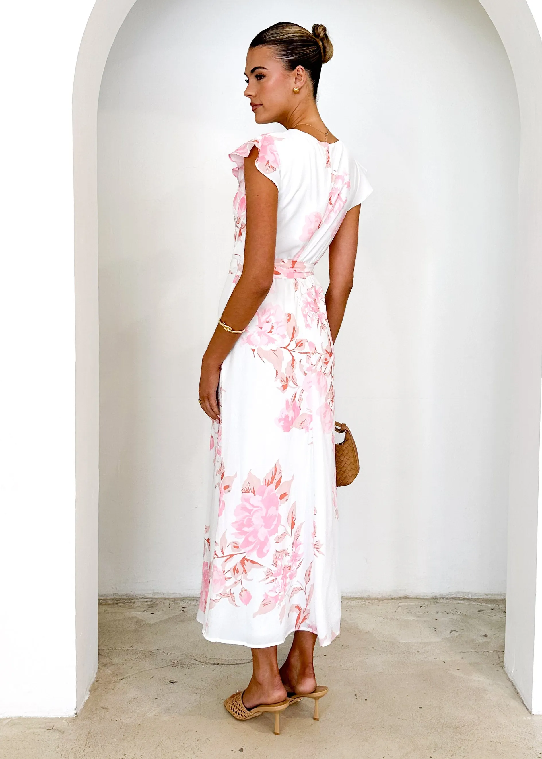 Graceless Midi Dress - Pink Floral sold by Gingham & Heels product image thumbnail 5