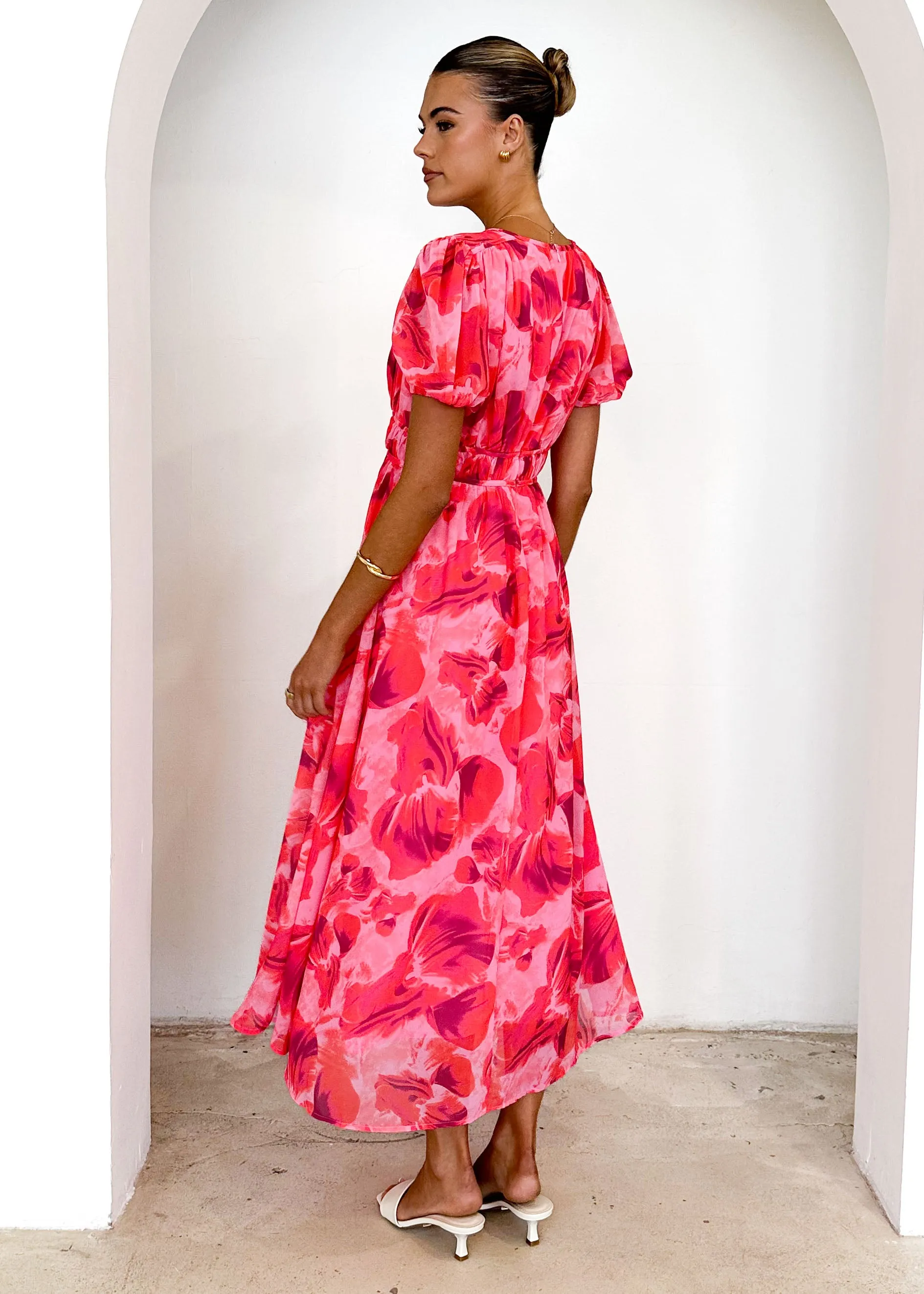 Wynne Maxi Dress - Magenta Floral sold by Gingham & Heels product image thumbnail 5