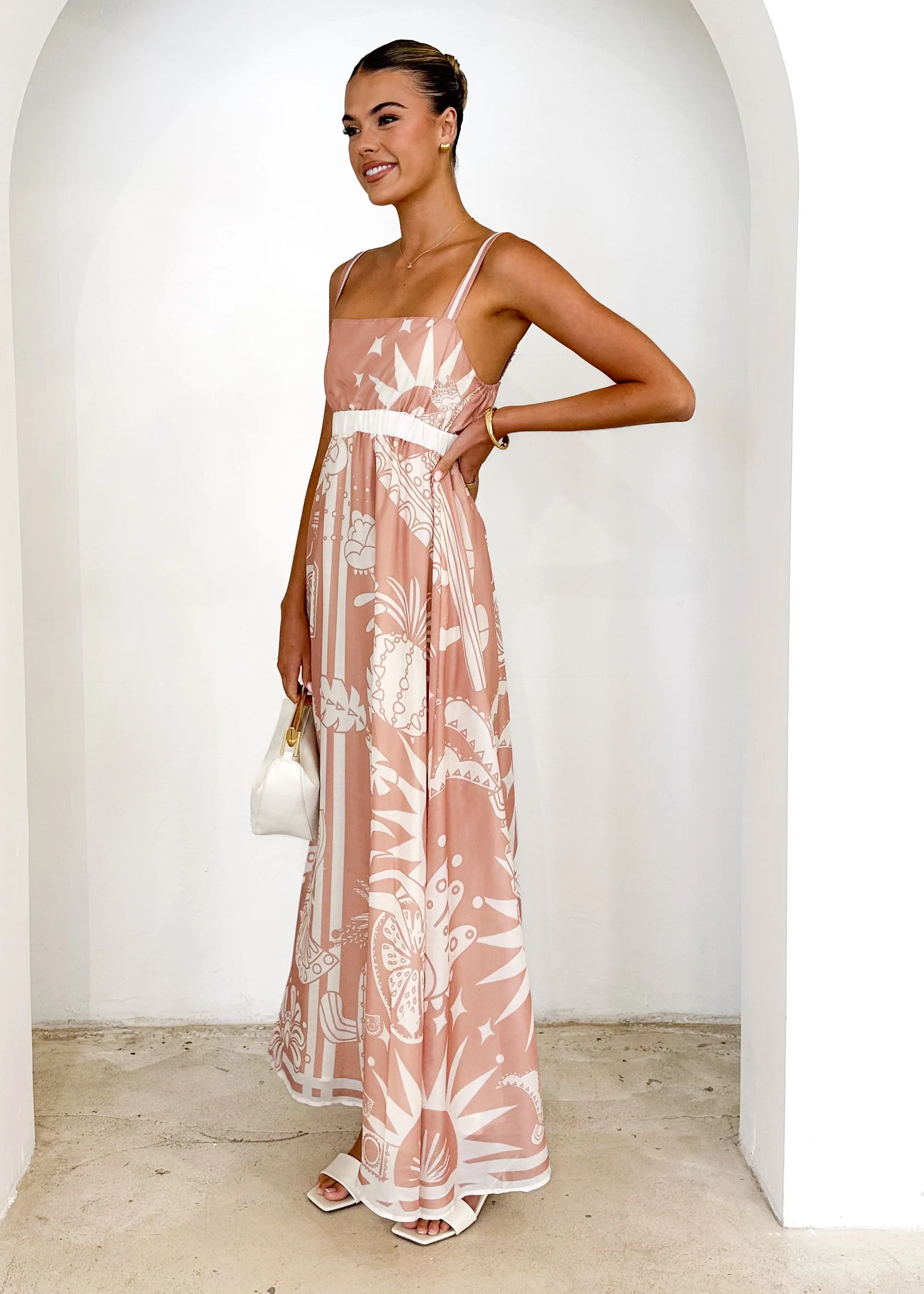 Nerina Maxi Dress - Sand Cabos sold by Gingham & Heels product image thumbnail 4