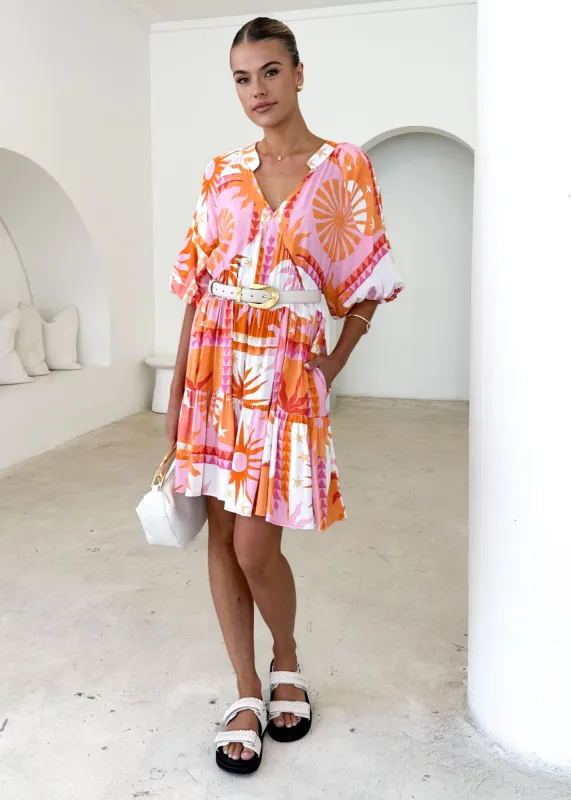Maraja Dress - Orange Eliana sold by Gingham & Heels