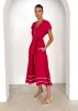 Sangria Maxi Dress - Berry sold by Gingham & Heels