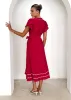 Sangria Maxi Dress - Berry sold by Gingham & Heels