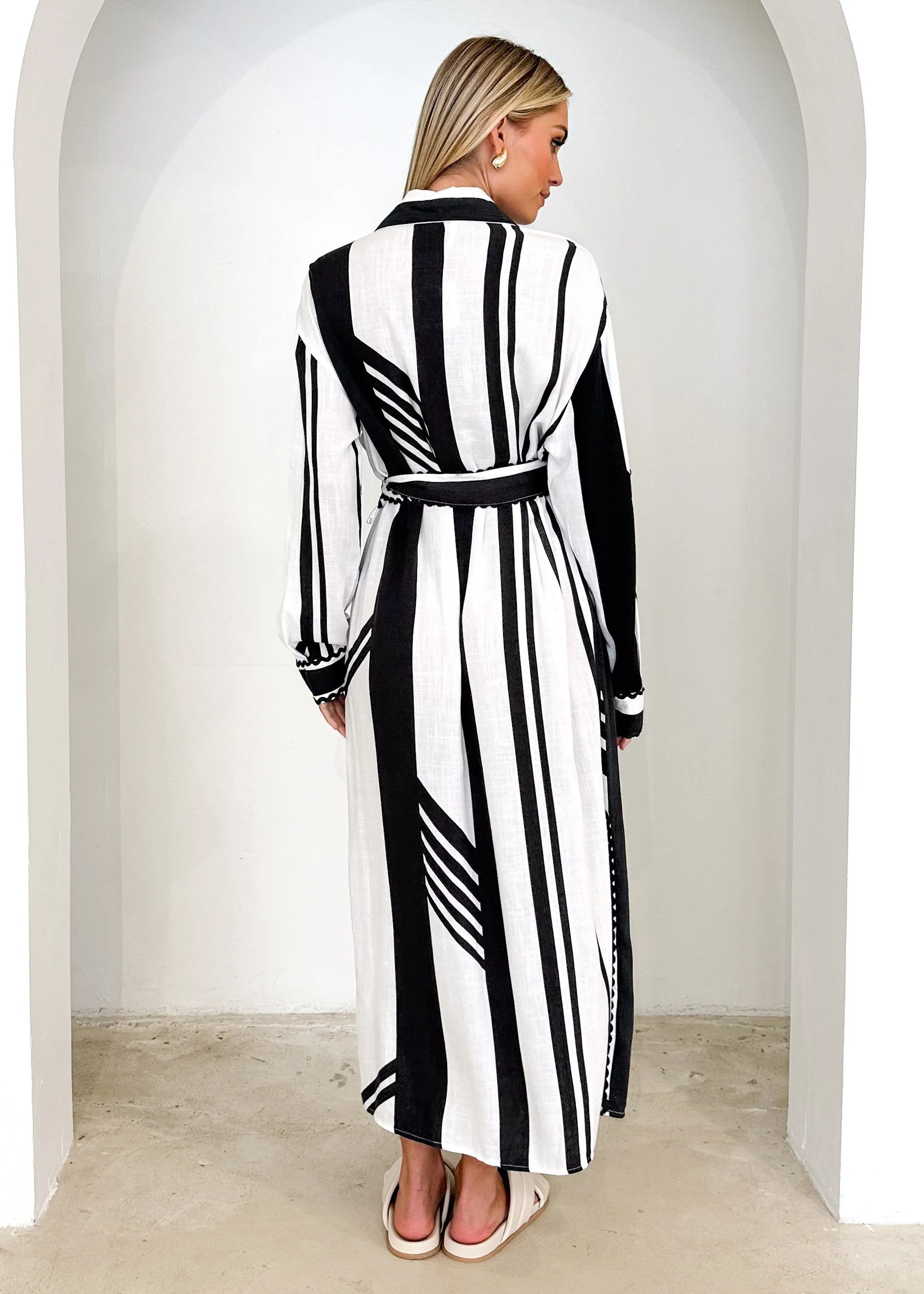 Krystla Midi Dress - Norway Stripe sold by Gingham & Heels product image thumbnail 5