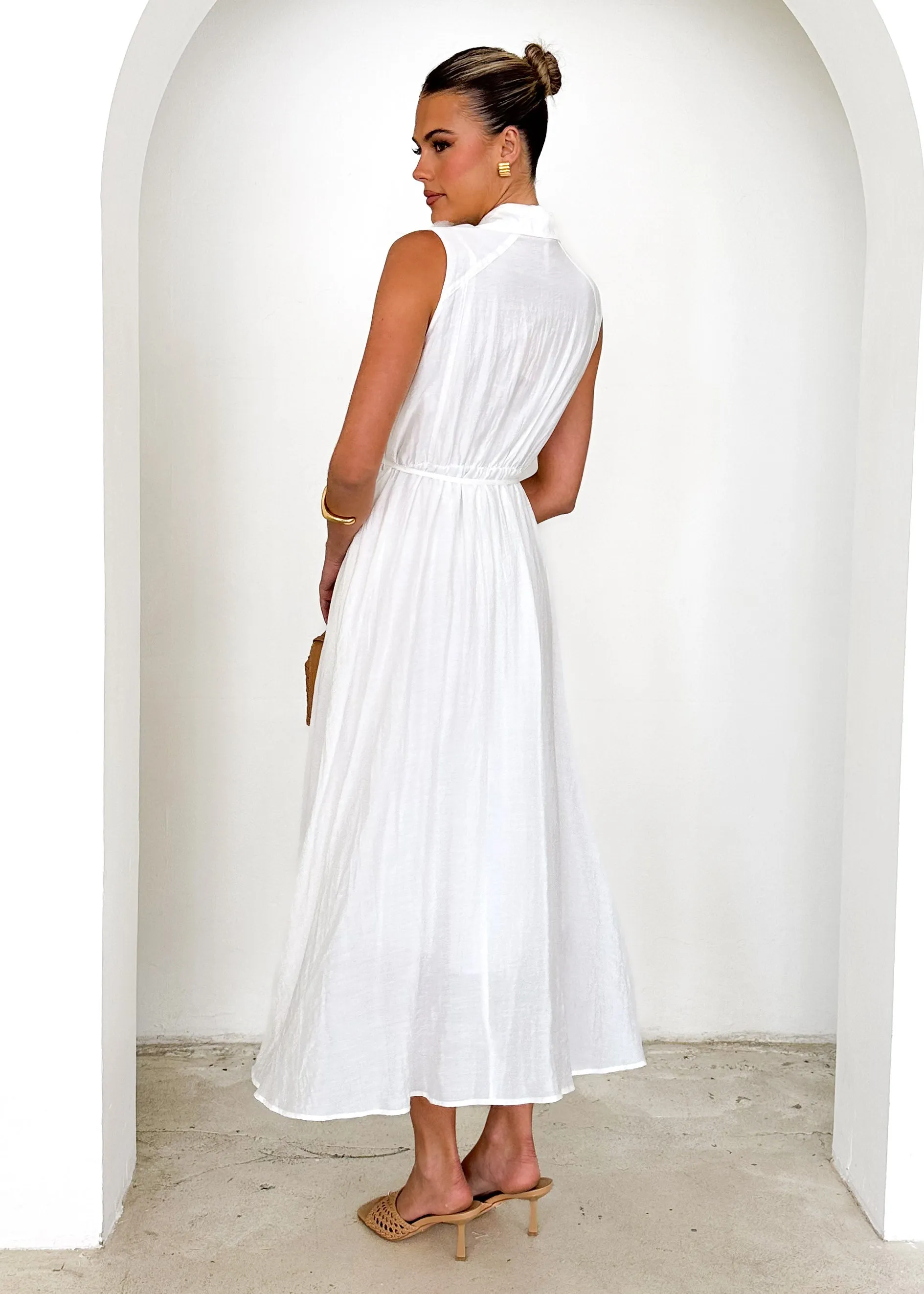 Jodi Maxi Dress - Off White sold by Gingham & Heels product image thumbnail 5