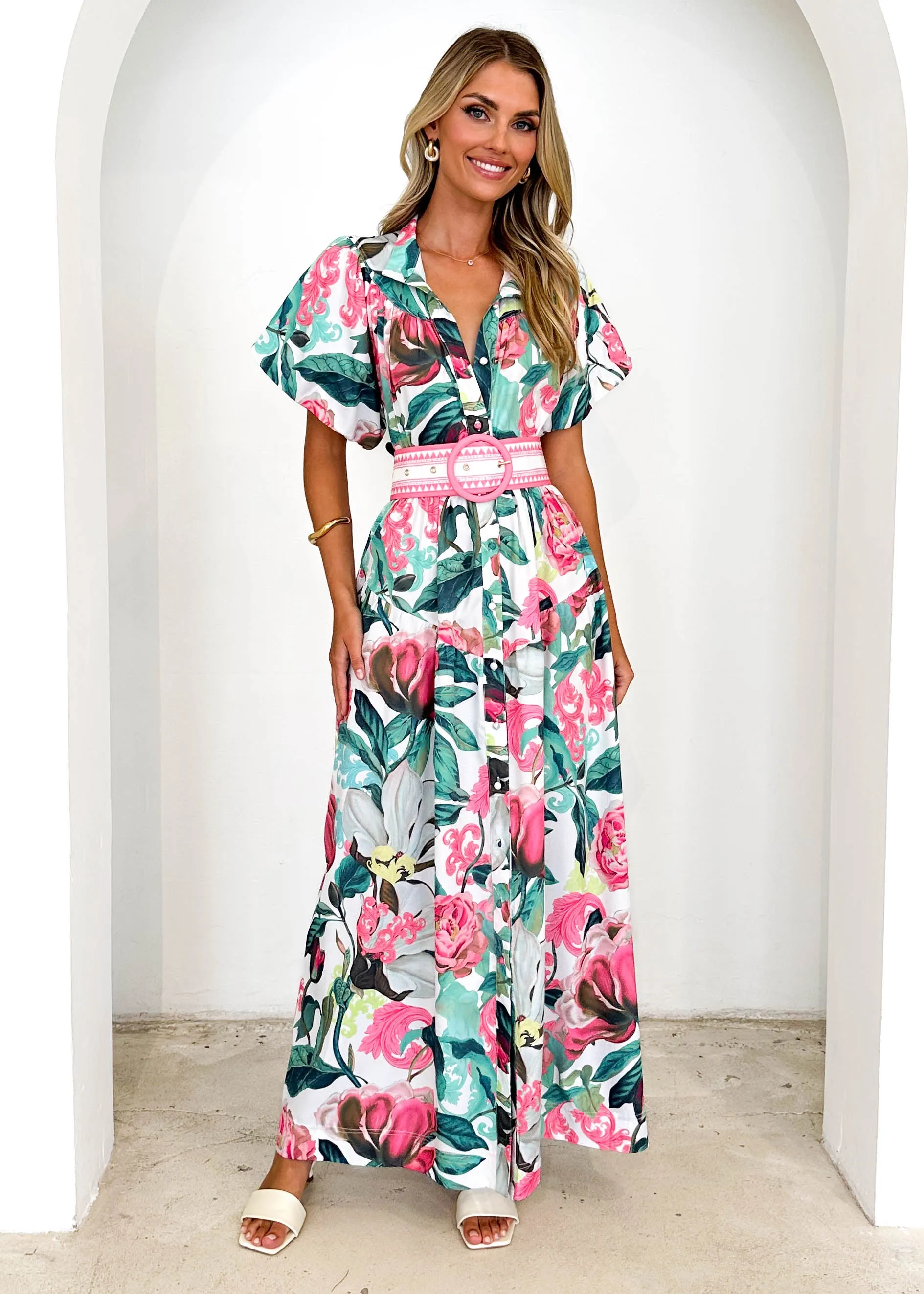 Bridgette Maxi Dress - Donatella Spritz sold by Gingham & Heels product image thumbnail 3