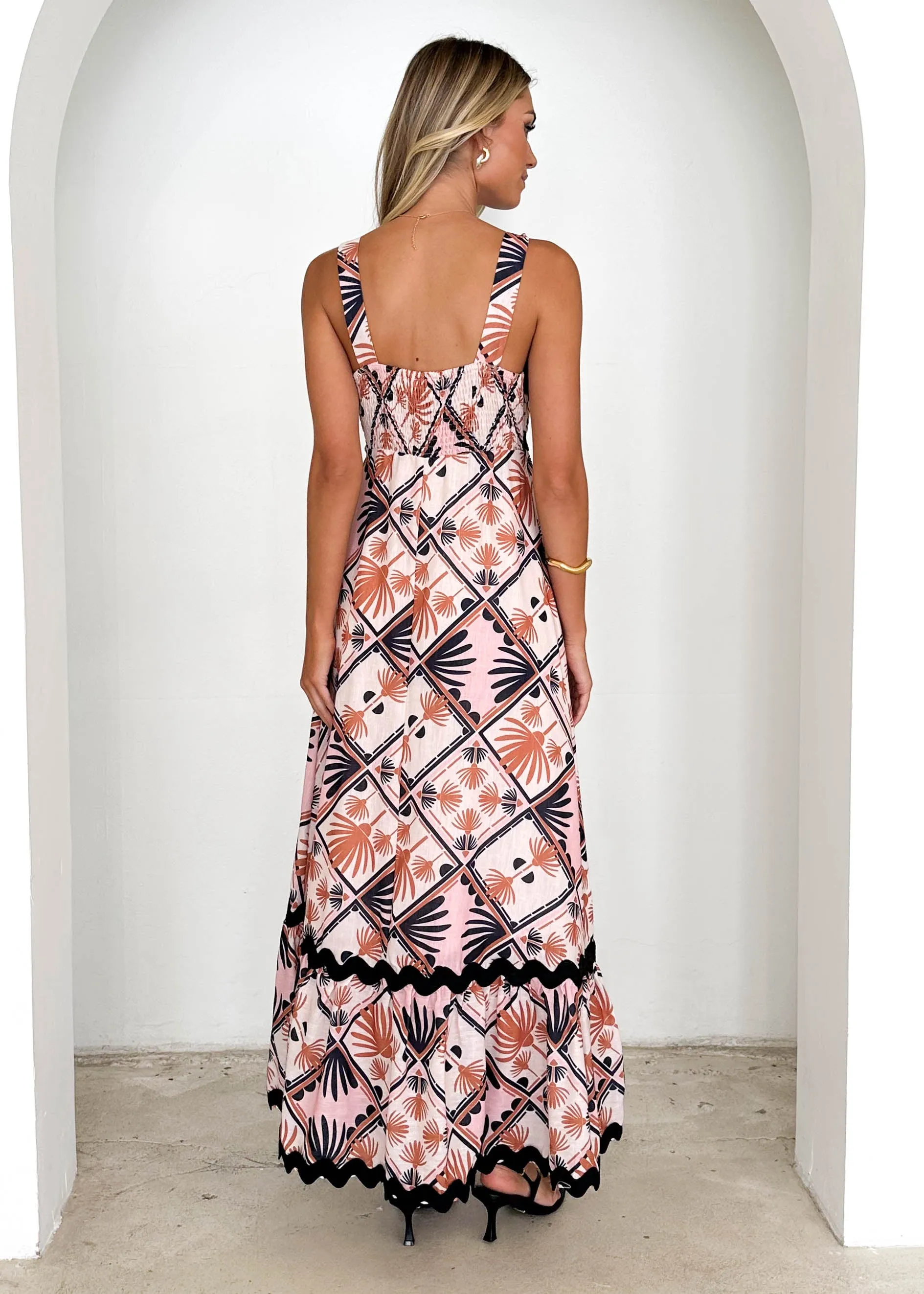 Riverina Maxi Dress - Palm Springs sold by Gingham & Heels product image thumbnail 5
