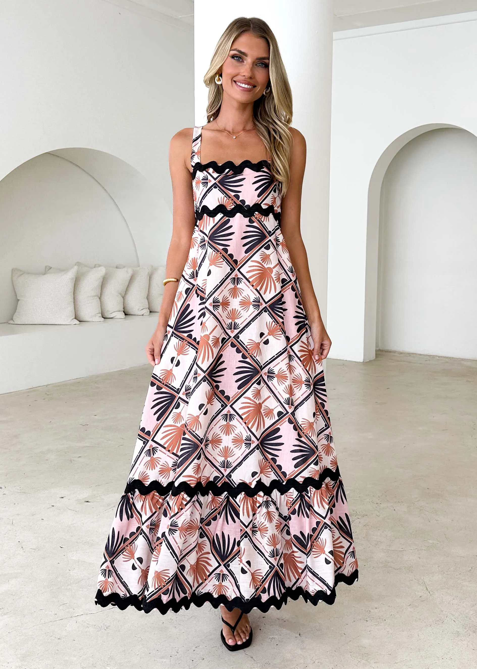 Riverina Maxi Dress - Palm Springs sold by Gingham & Heels