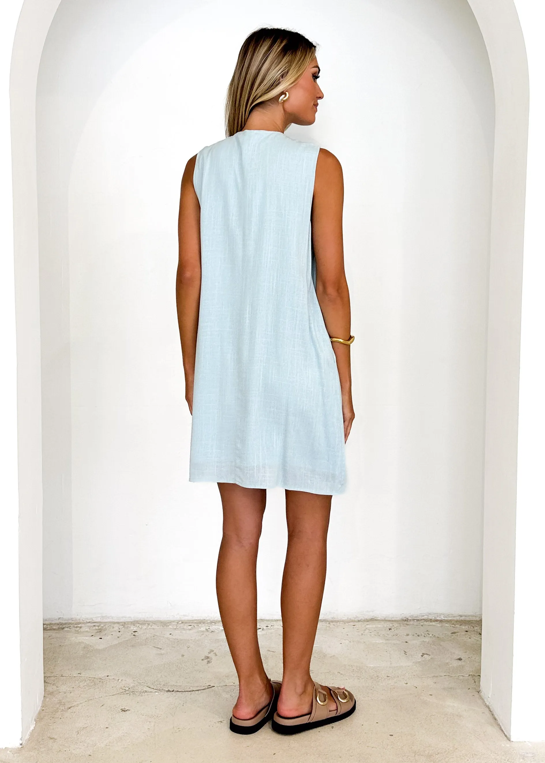 Maitland Dress - Sky Blue sold by Gingham & Heels product image thumbnail 5