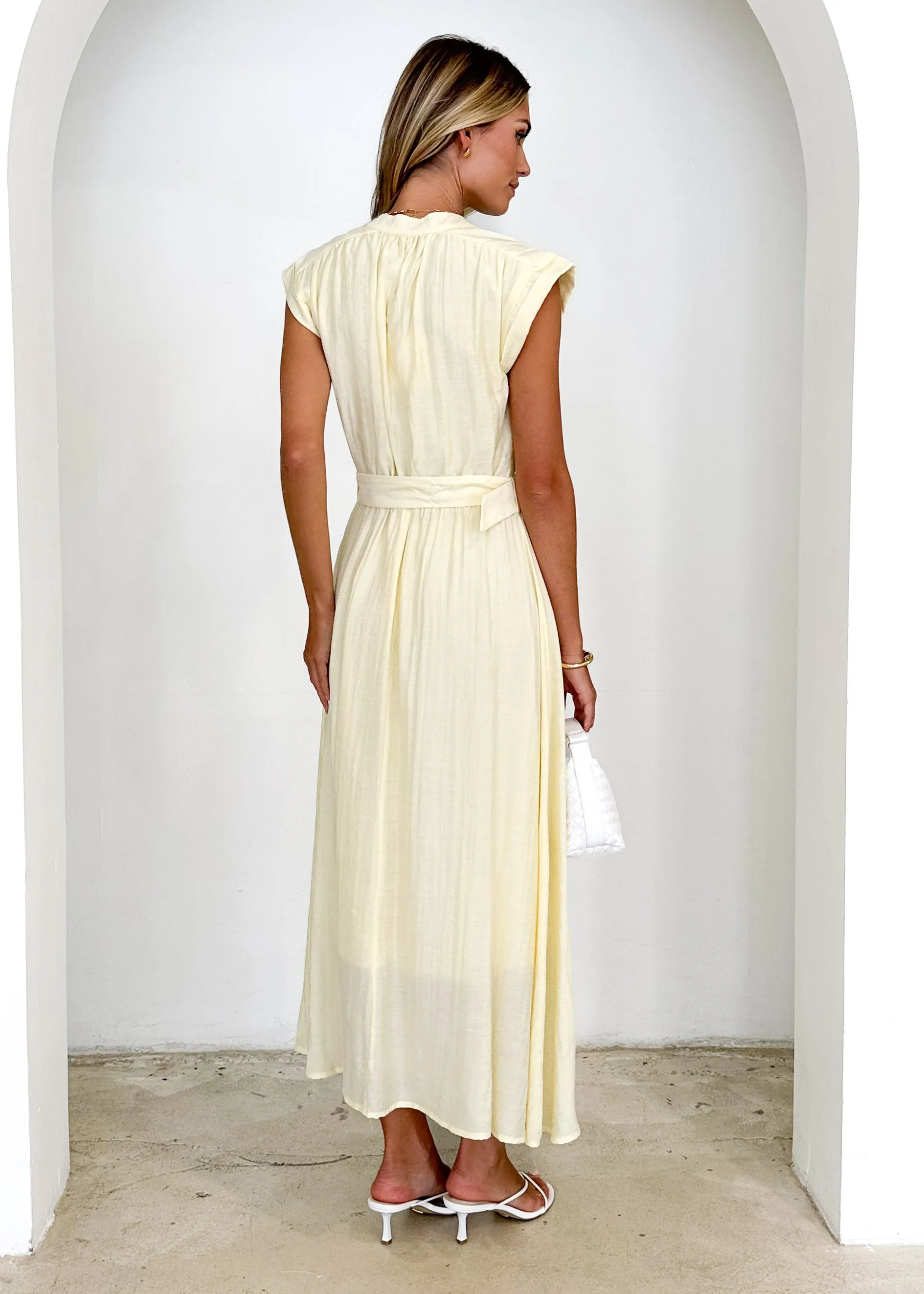 Rivington Maxi Dress - Lemon sold by Gingham & Heels product image thumbnail 5