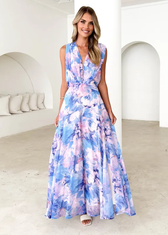 Amoureux Maxi Dress - Lavender Ziah sold by Gingham & Heels