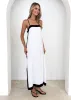 Zander Maxi Dress - Off White sold by Gingham & Heels