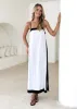 Zander Maxi Dress - Off White sold by Gingham & Heels