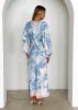 Stetha Maxi Dress - Blue Flowers sold by Gingham & Heels