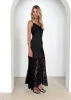 Anika Maxi Dress - Black sold by Gingham & Heels