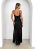 Anika Maxi Dress - Black sold by Gingham & Heels