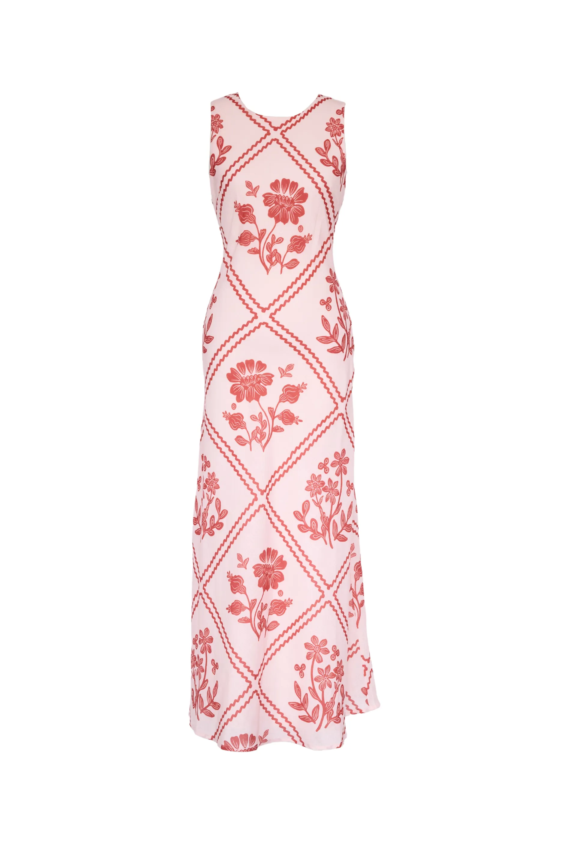 Xavier Maxi Dress - Red Floral sold by Gingham & Heels product image thumbnail 2