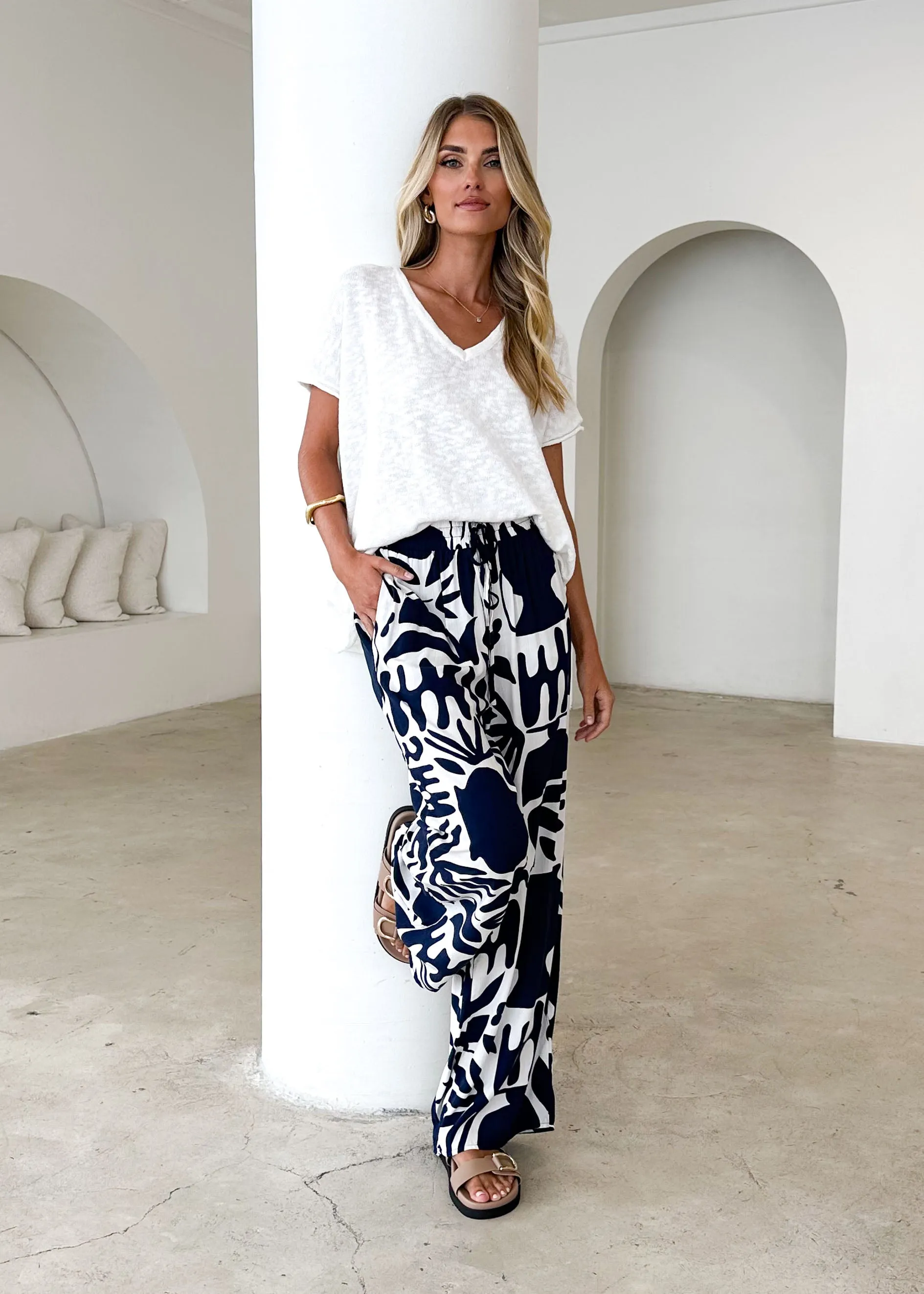 Marion Knit Top - Off White sold by Gingham & Heels