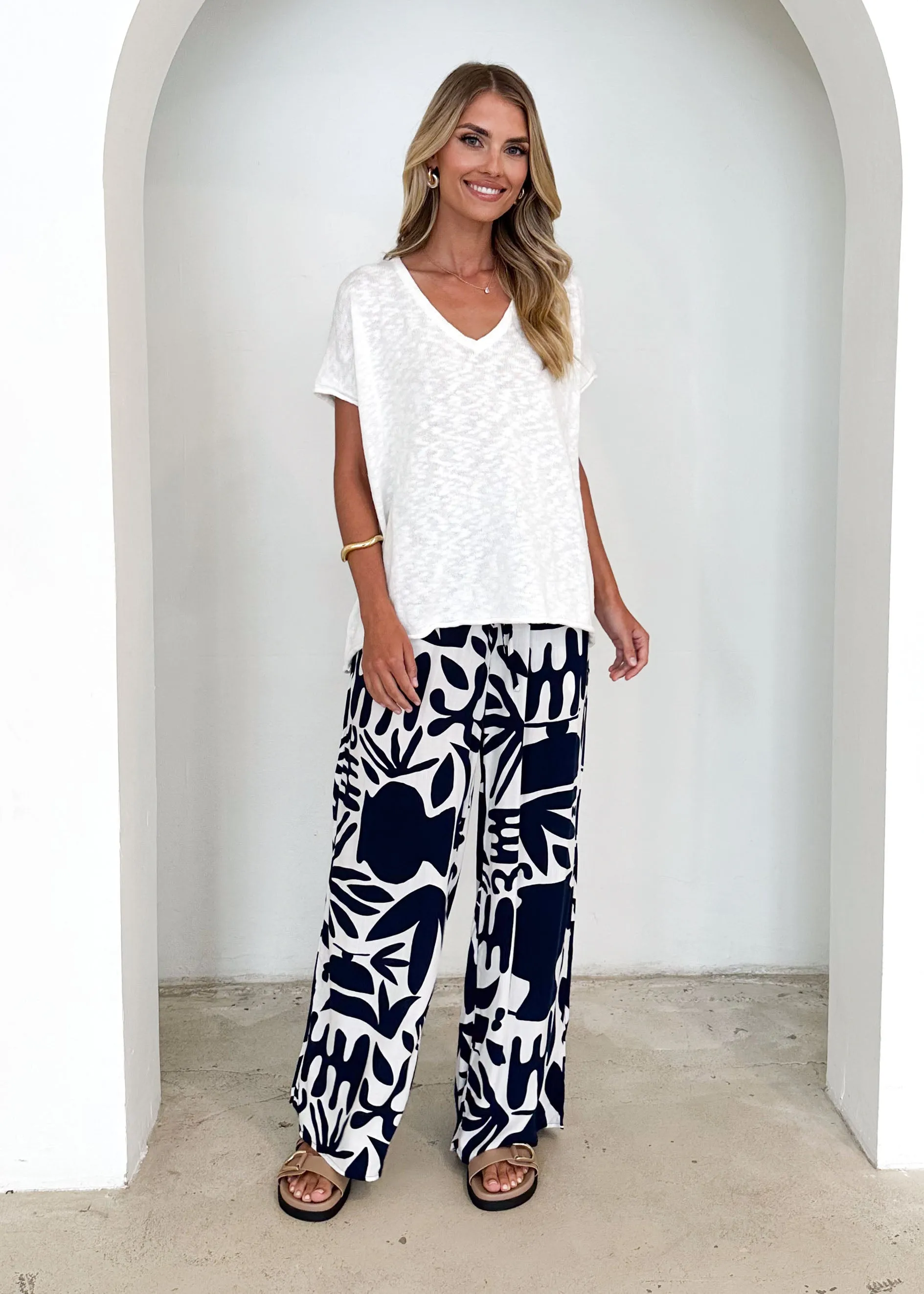 Marion Knit Top - Off White sold by Gingham & Heels product image thumbnail 3