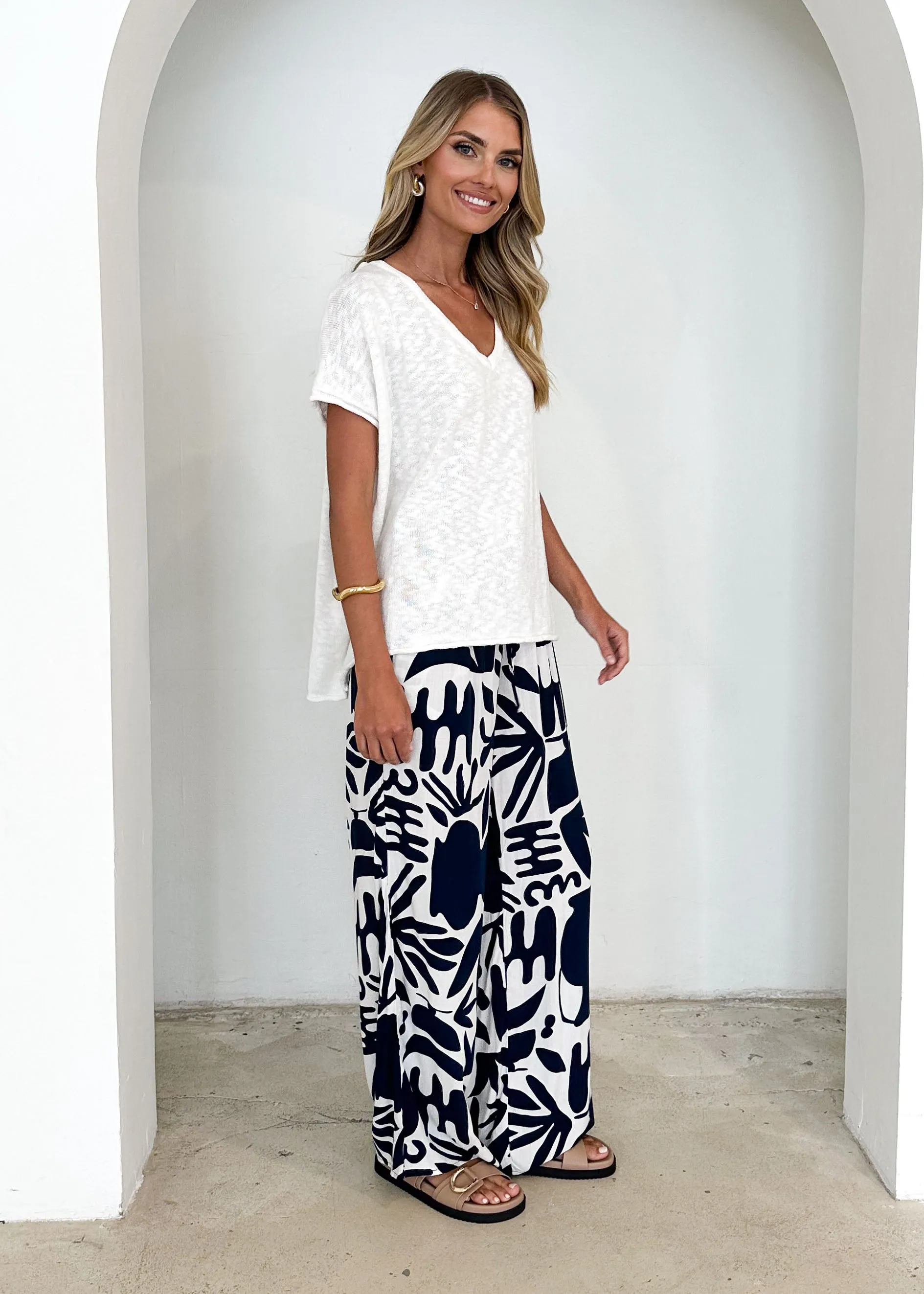 Marion Knit Top - Off White sold by Gingham & Heels product image thumbnail 4