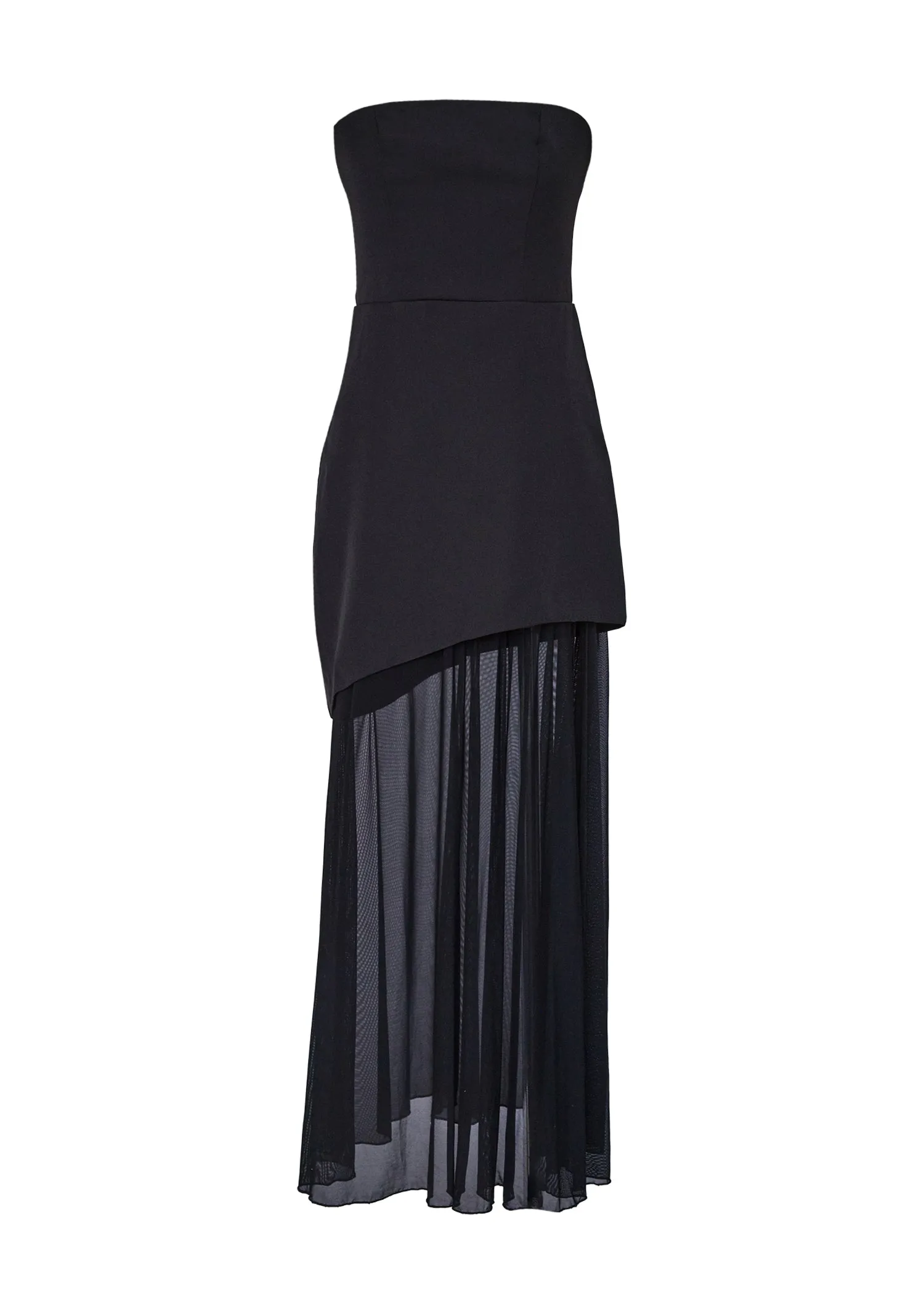 Cabaret Strapless Maxi Dress - Black sold by Gingham & Heels product image thumbnail 2