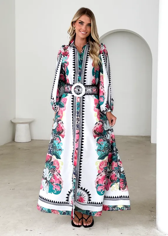 Colada Maxi Dress - Eden Floral sold by Gingham & Heels