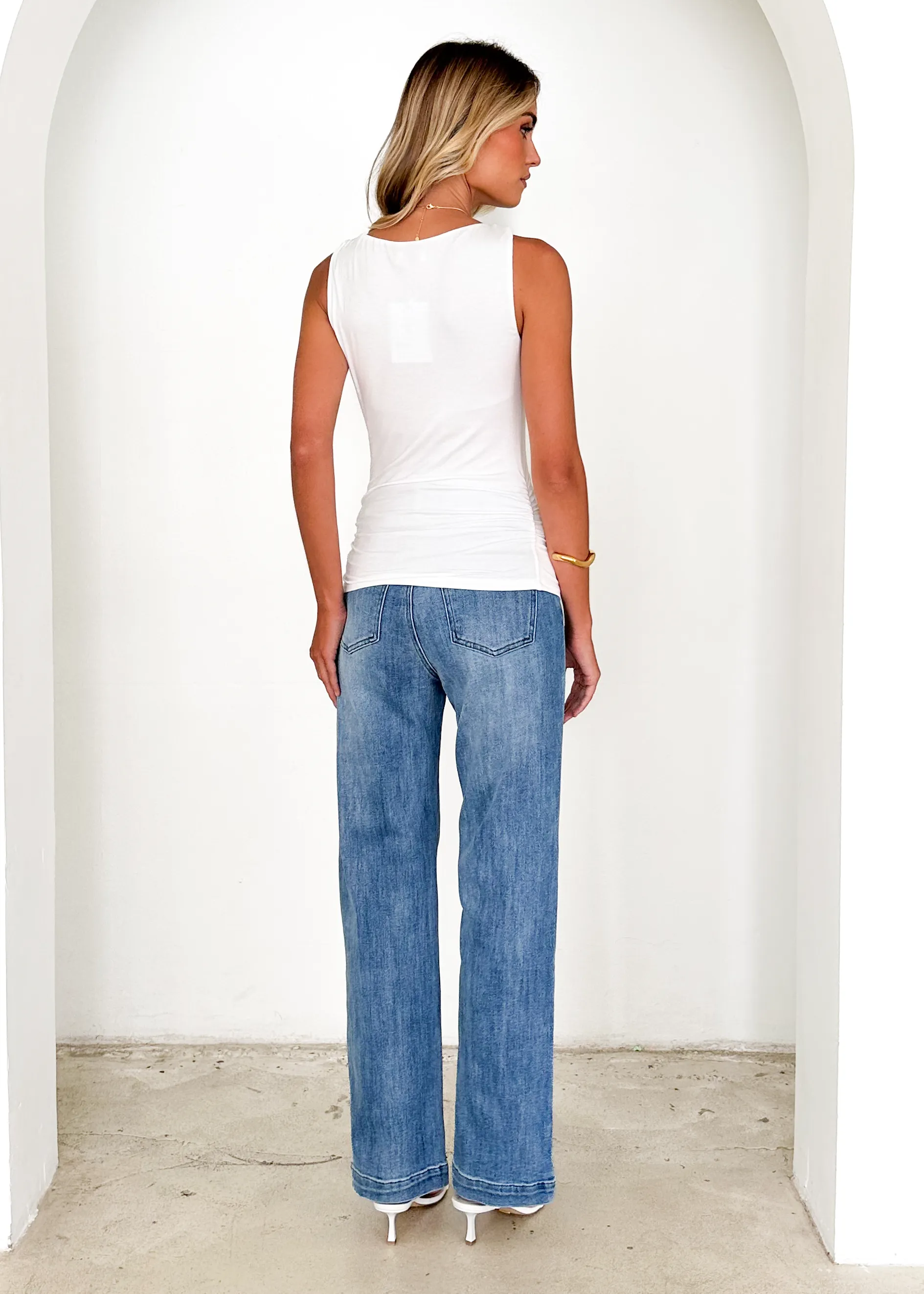 Zarah Top - Off White sold by Gingham & Heels product image thumbnail 5