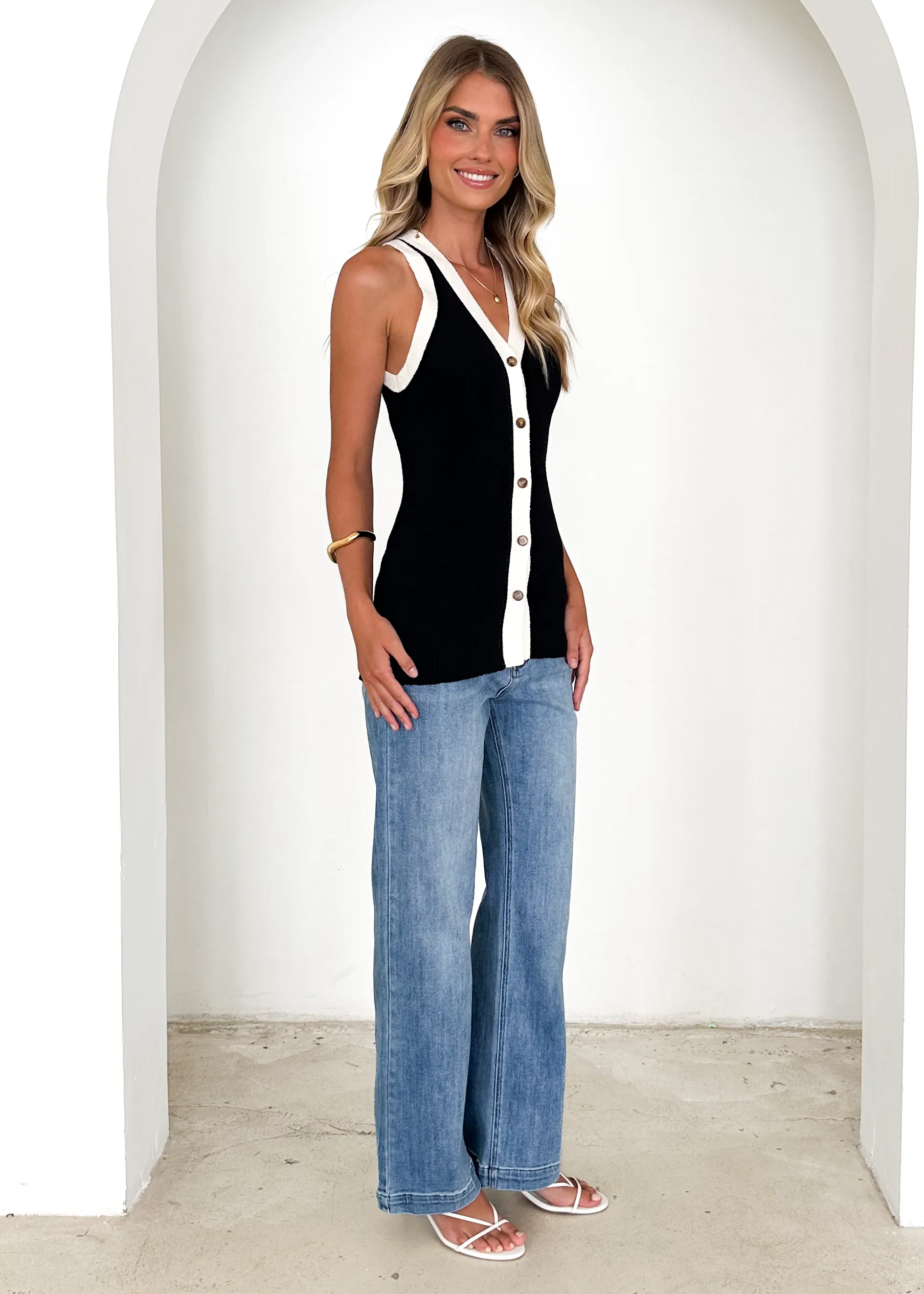 Zambezi Knit Top - Black sold by Gingham & Heels product image thumbnail 4