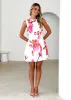 Clarissa Dress - White Floral sold by Gingham & Heels
