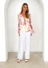 Daytona Blouse - Pink Floral sold by Gingham & Heels