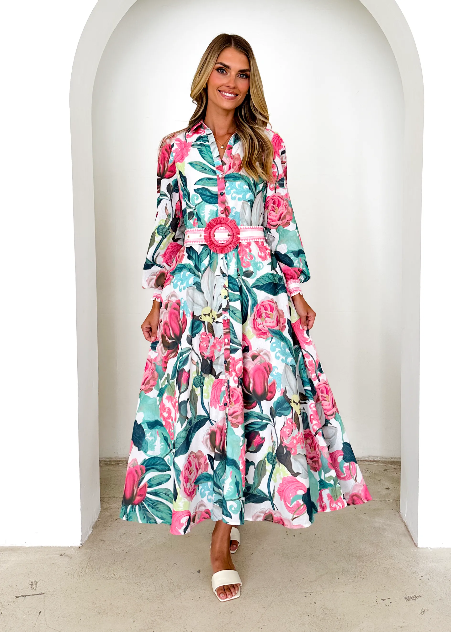 Nassa Maxi Dress - Donatella Spritz sold by Gingham & Heels product image thumbnail 3