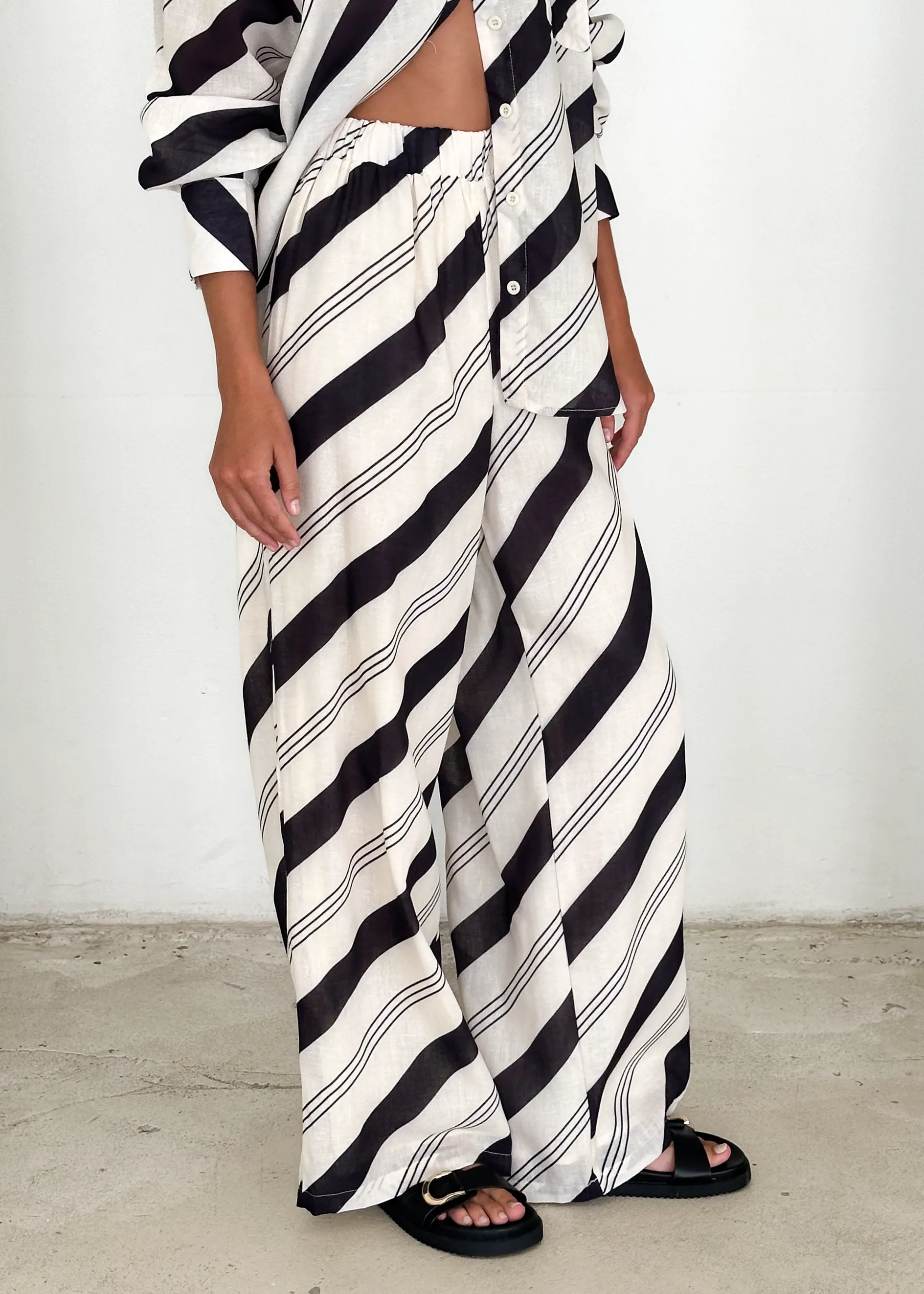 Jessa Pants - Black Stripe sold by Gingham & Heels product image thumbnail 5