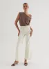 Carmina Stretch Jeans - Sand sold by Gingham & Heels