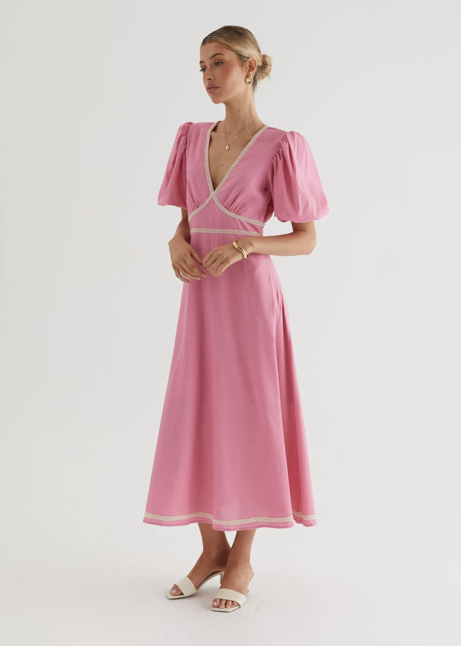 Ellodie Maxi Dress - Pink sold by Gingham & Heels product image thumbnail 4