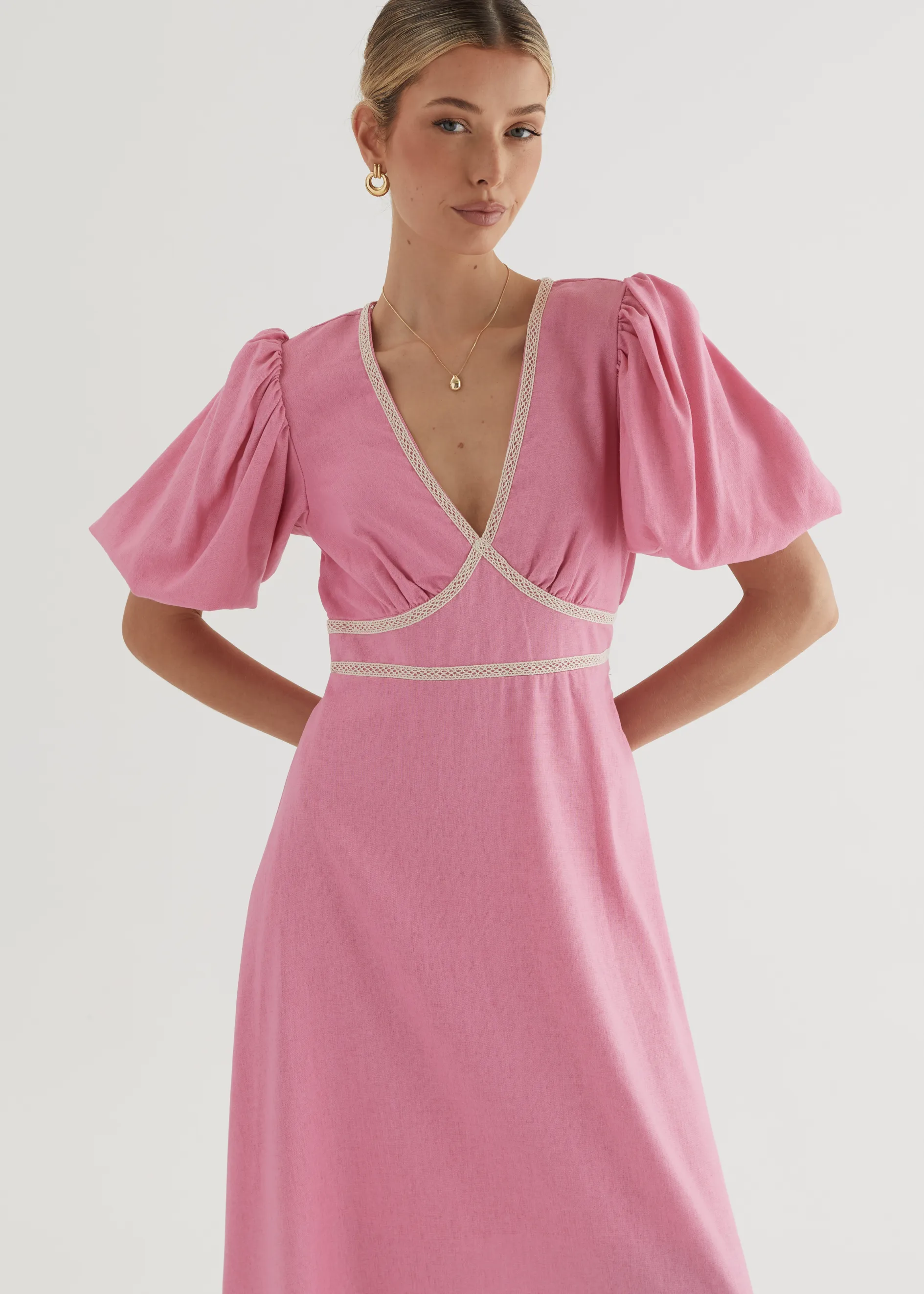 Ellodie Maxi Dress - Pink sold by Gingham & Heels product image thumbnail 5