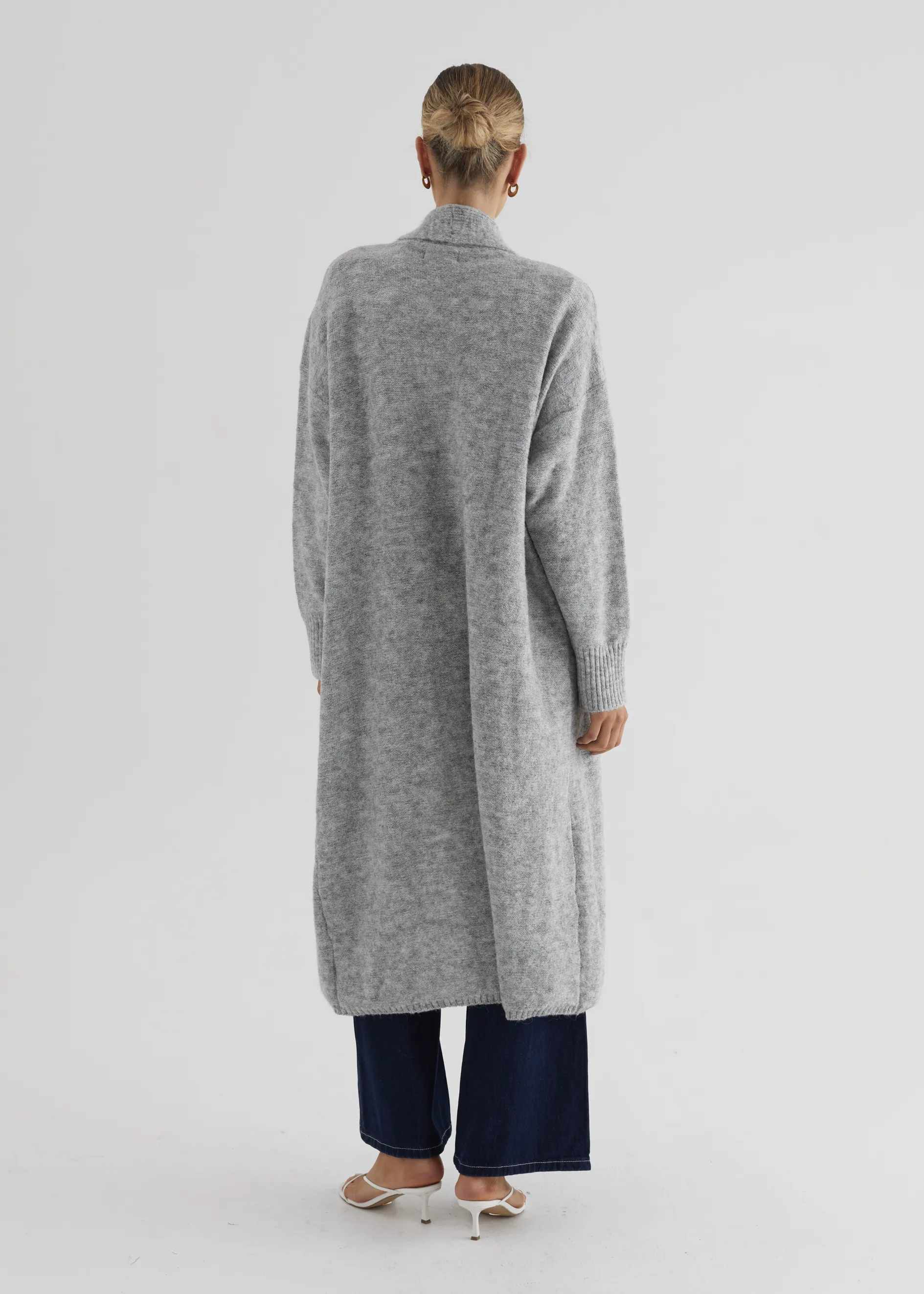 Marcella Cardigan - Grey sold by Gingham & Heels product image thumbnail 5