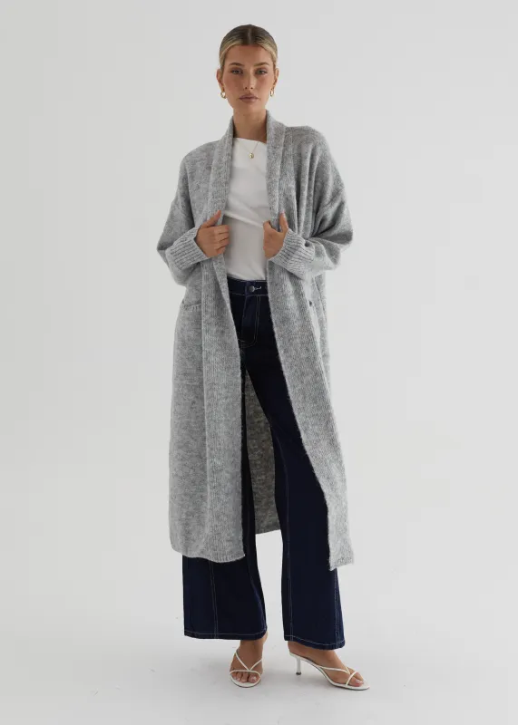 Marcella Cardigan - Grey sold by Gingham & Heels