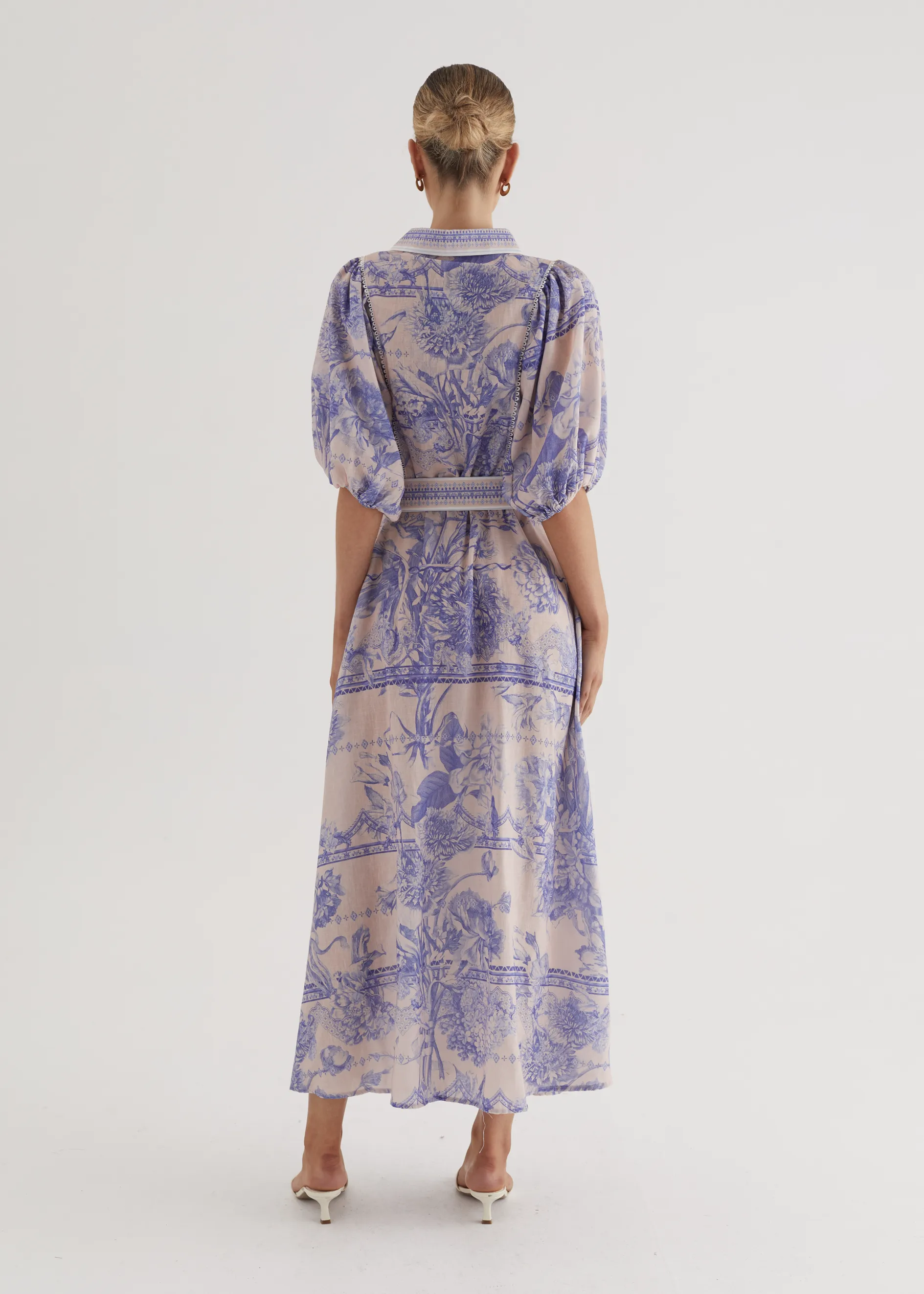 Jolene Maxi Dress - Porcelain sold by Gingham & Heels product image thumbnail 4