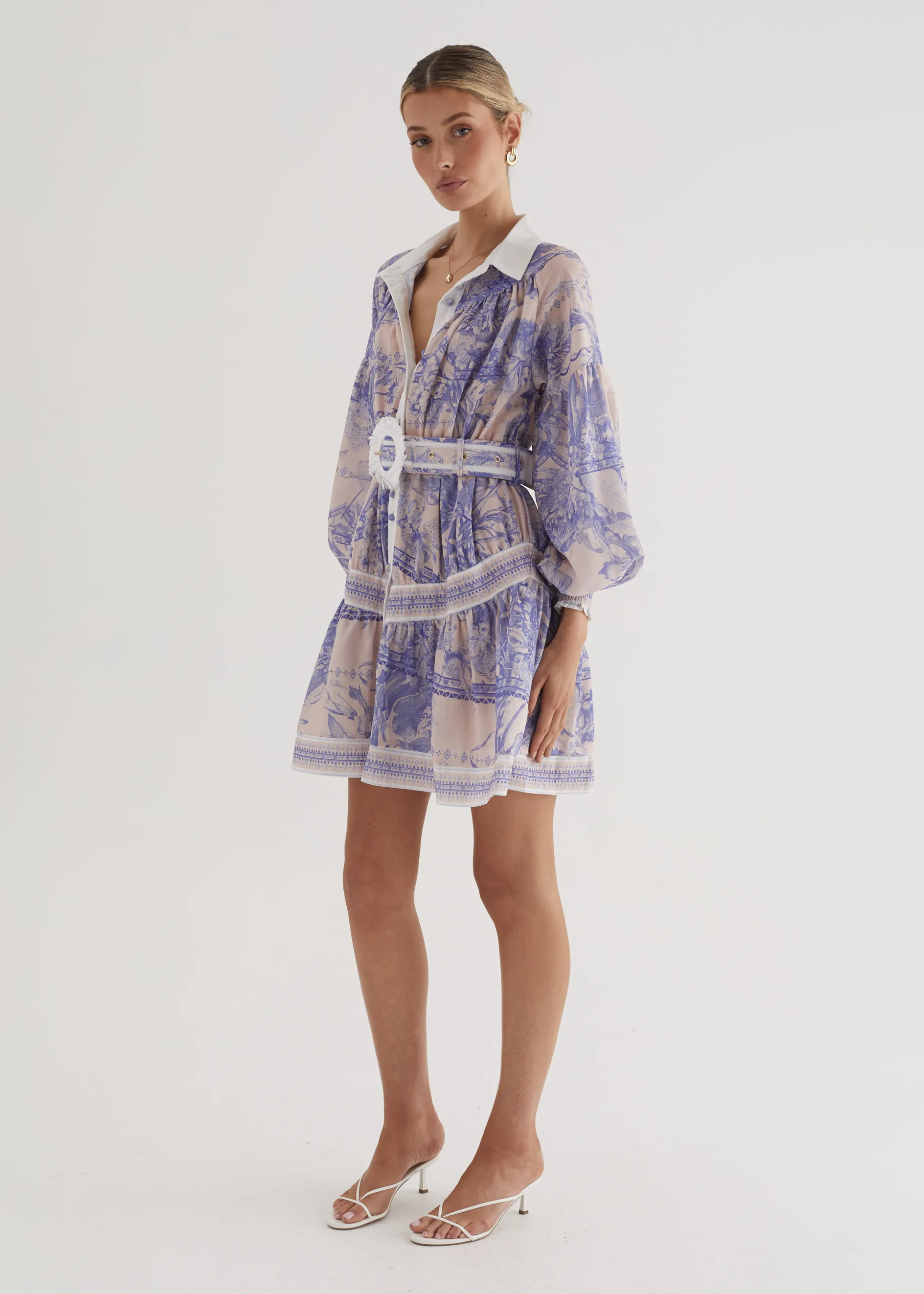 Marietta Dress - Porcelain sold by Gingham & Heels product image thumbnail 5