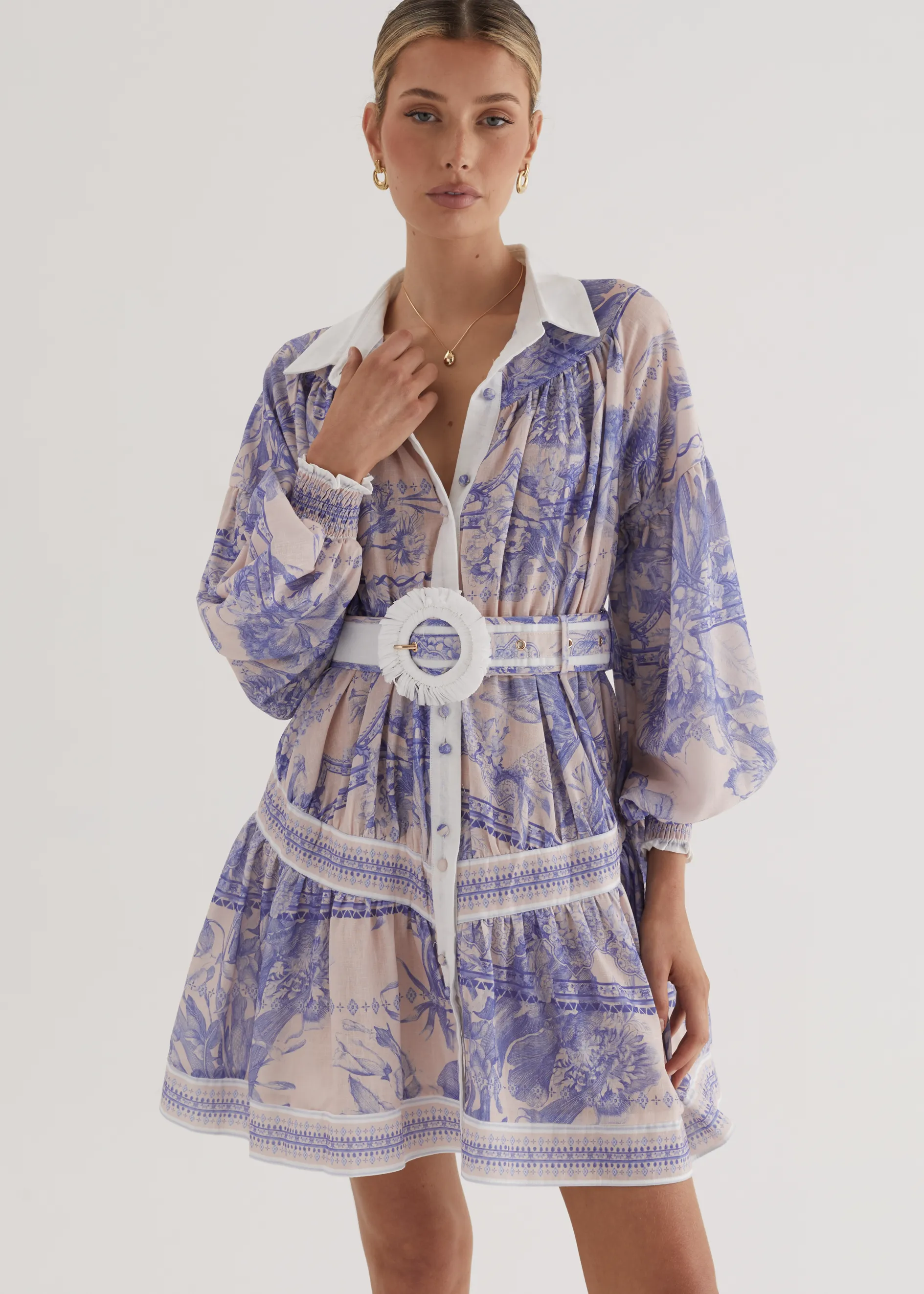 Marietta Dress - Porcelain sold by Gingham & Heels product image thumbnail 3