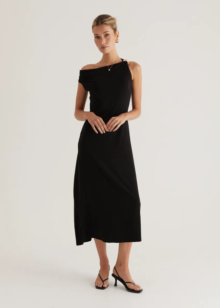 Demi Maxi Dress - Black sold by Gingham & Heels product image thumbnail 3