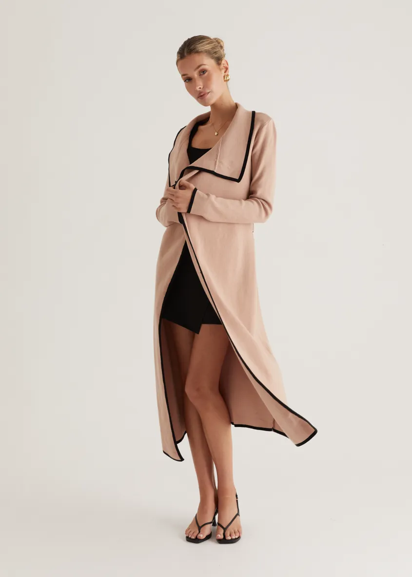 Portland Knit Coat - Camel sold by Gingham & Heels product image thumbnail 4