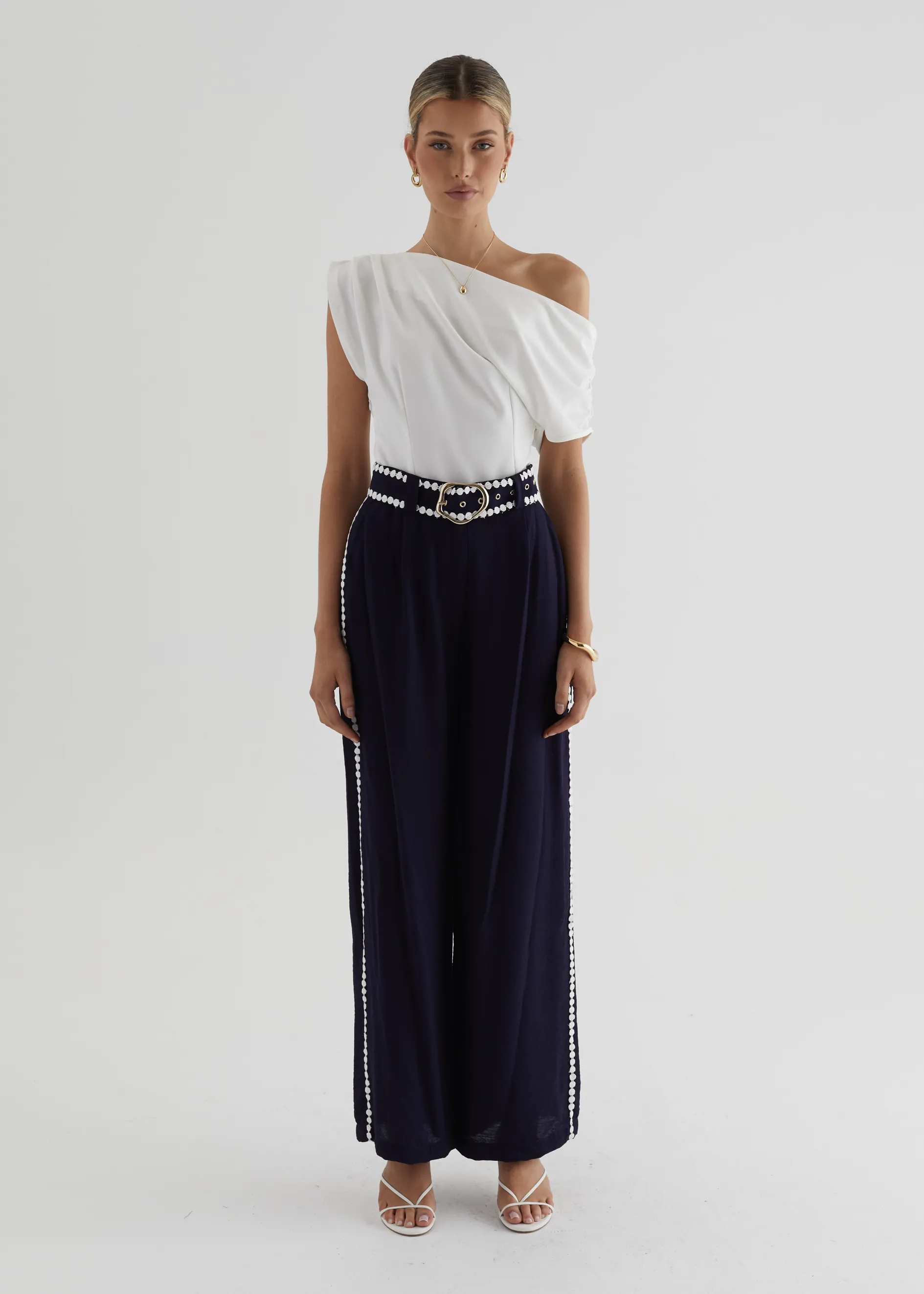 Sariyah Pants - Navy sold by Gingham & Heels product image thumbnail 2