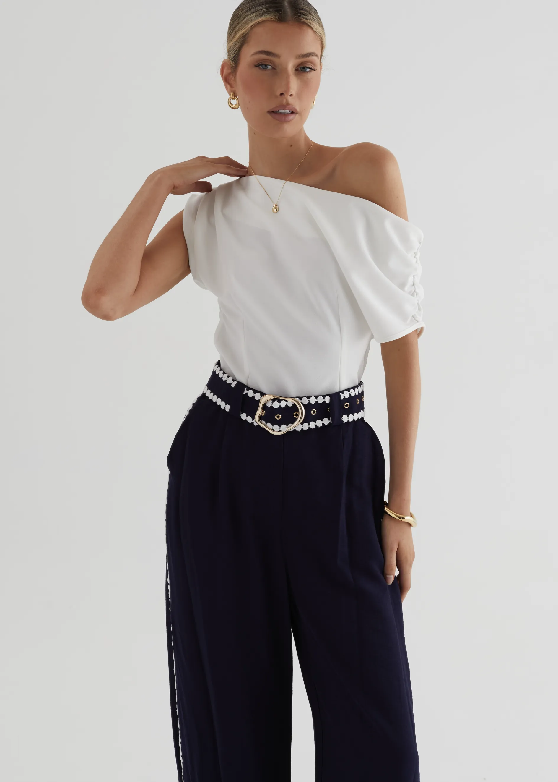 Sariyah Pants - Navy sold by Gingham & Heels product image thumbnail 5