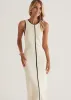 Cedar Maxi Dress - Beige sold by Gingham & Heels