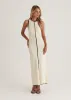 Cedar Maxi Dress - Beige sold by Gingham & Heels