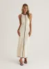 Cedar Maxi Dress - Beige sold by Gingham & Heels